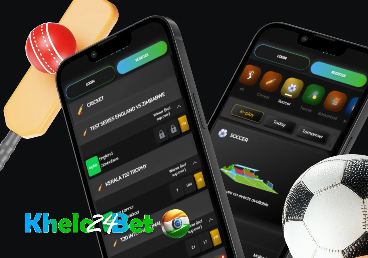 Online football and cricket betting on the platform khelo24bet india